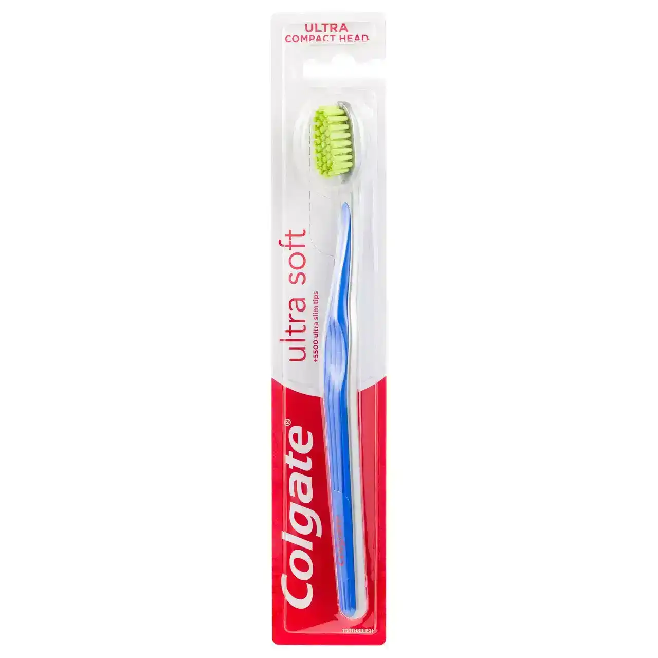 Colgate Ultra Soft Manual Toothbrush, 1 Pack, Slim Tip Bristles &amp; Compact Head