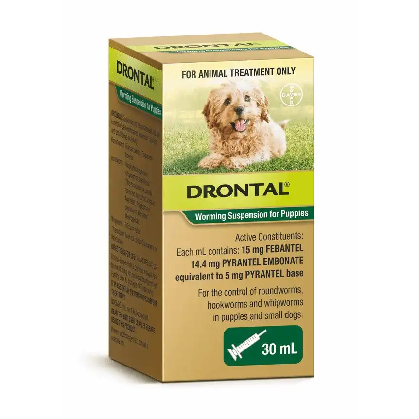 Drontal Worming Suspension For Puppies 30ml