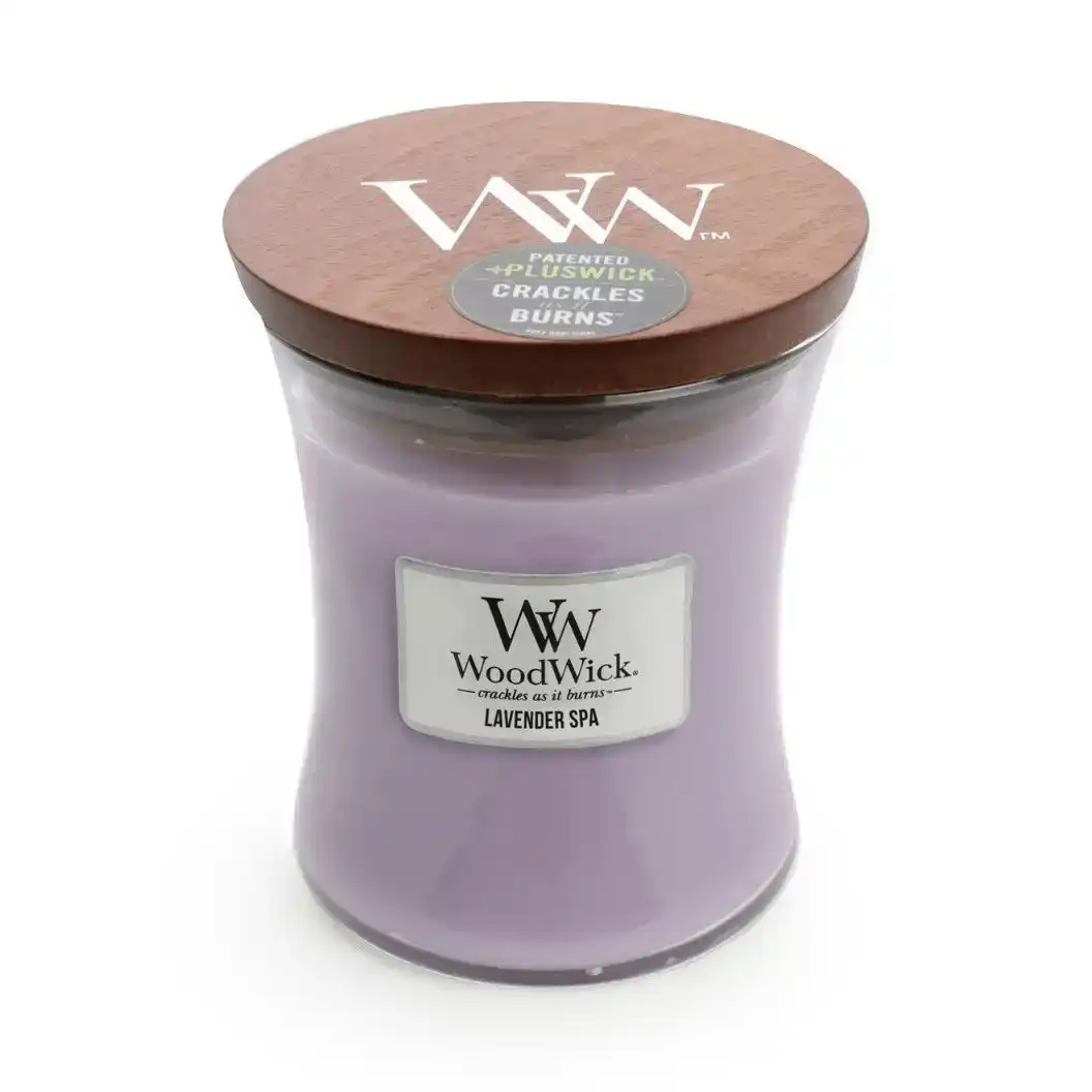WoodWick Medium Lavender Spa Scented Candle