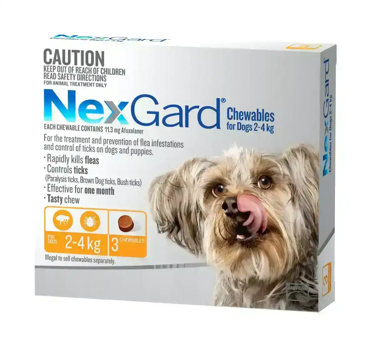 Nexgard Dog 2-4kg 3 Pack