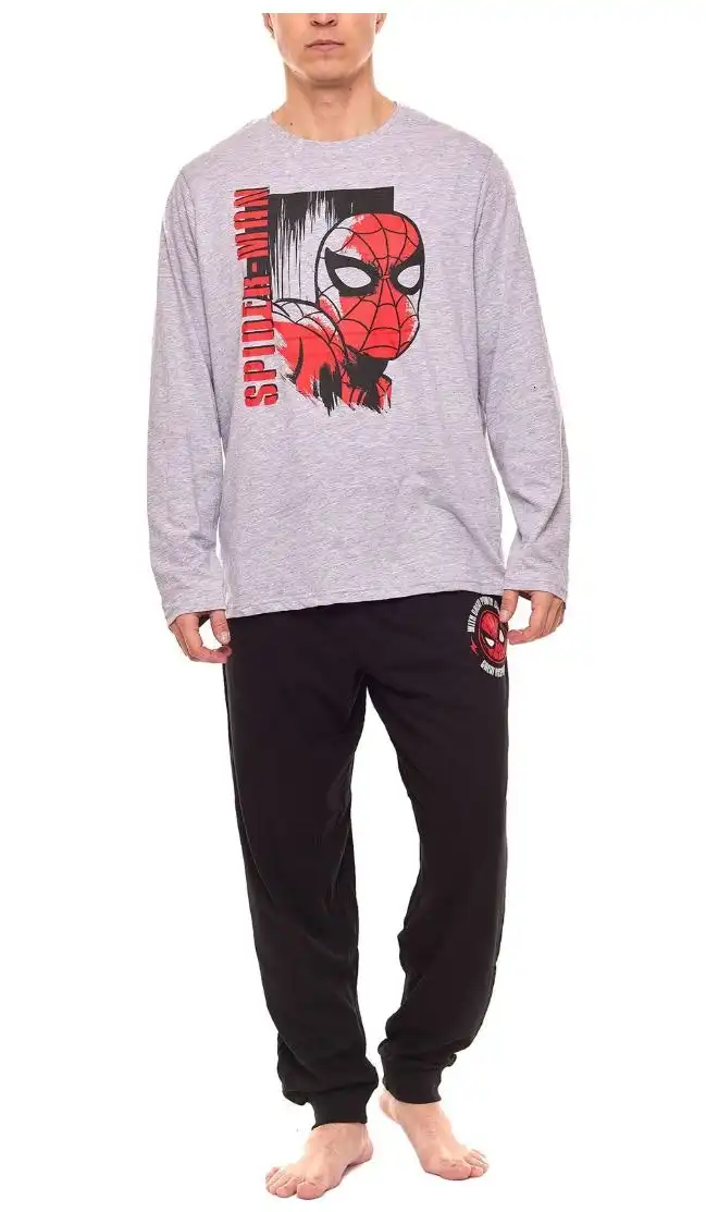5 x Mens Spiderman Pyjamas Pyjama Tracksuit Adult Spider Man Sleep Set