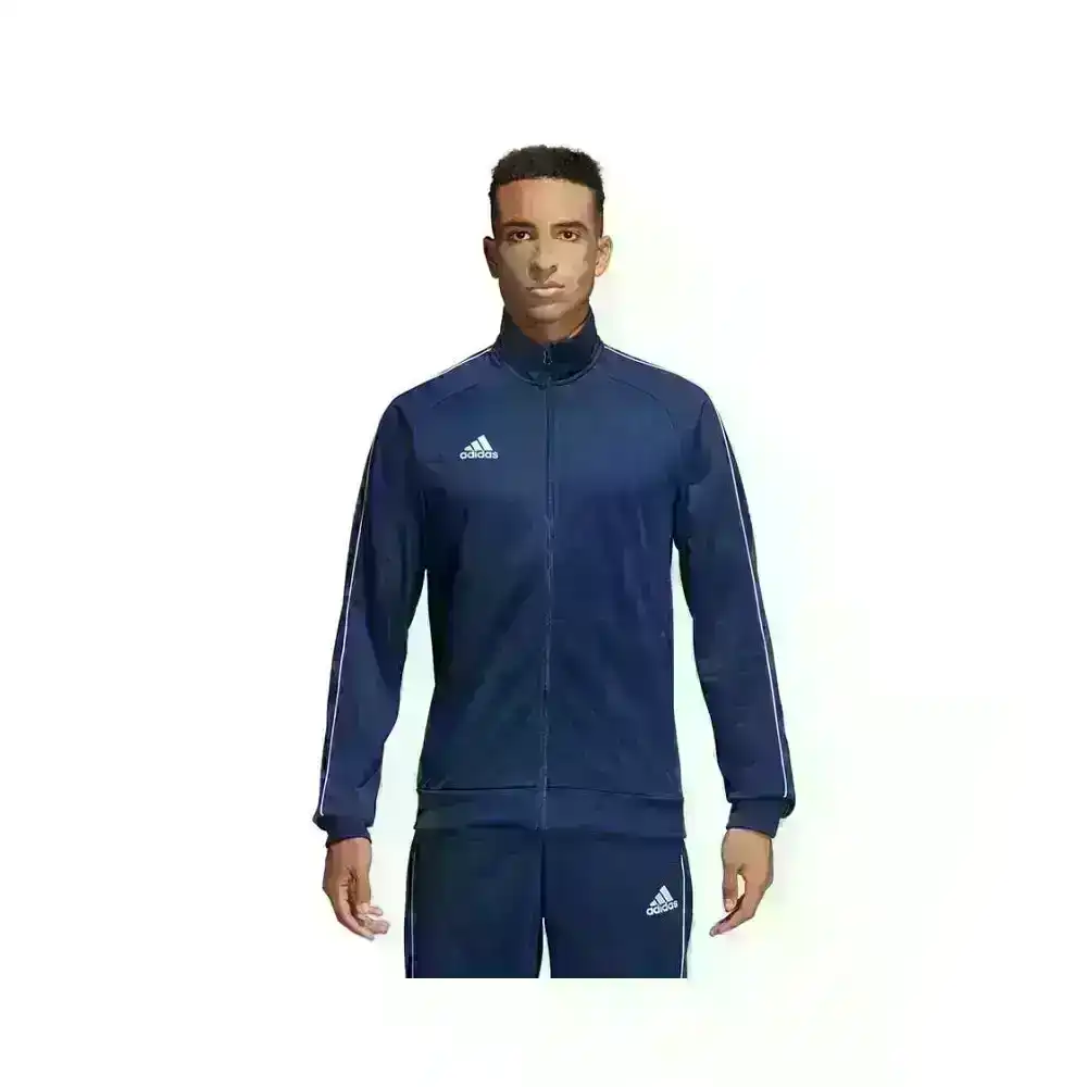 5 x Mens Adidas Core 18 Pes Zip Up Jacket Athletic Training Dark Blue/White