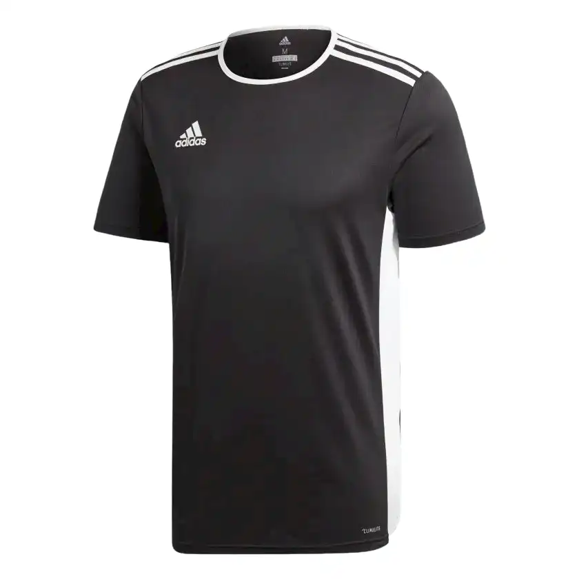 2 x Adidas Mens Entrada 18 Black/White Football/Soccer Athletic Jersey