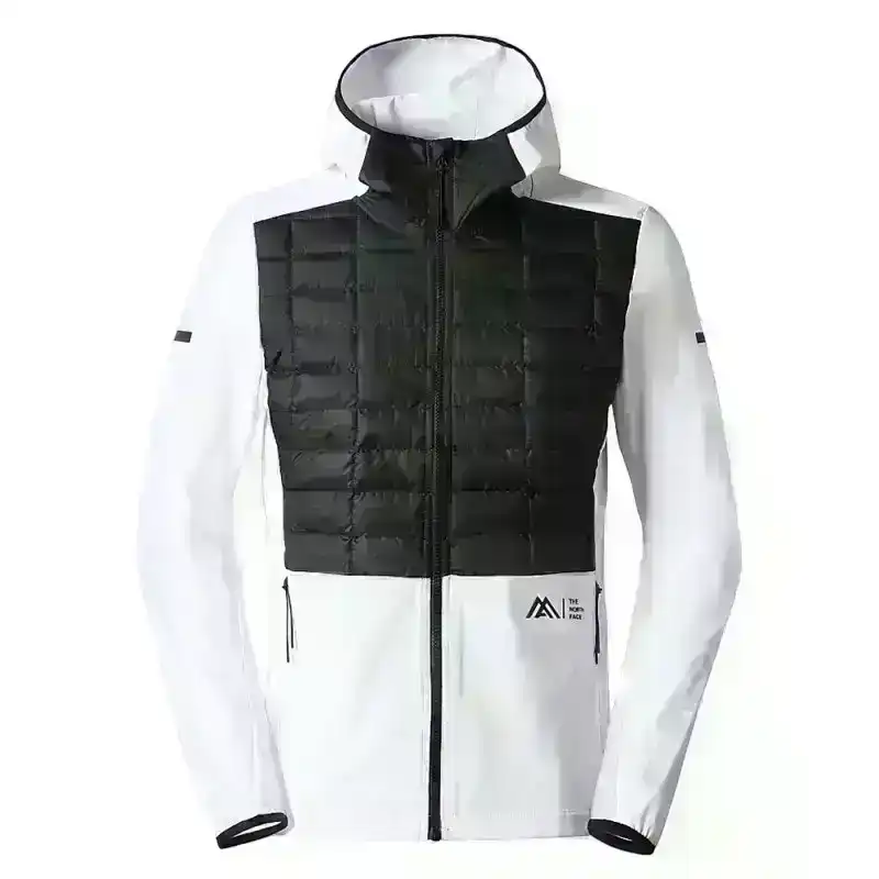 Mens The North Face Black/White Lab Hybrid Thermoball Hooded Jacket