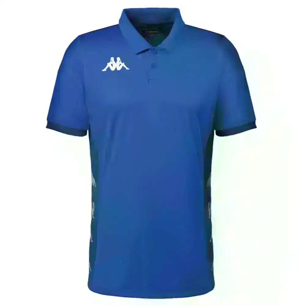 Kappa Mens Deggiano Performance Soccer Royal Blue Polo Shirt