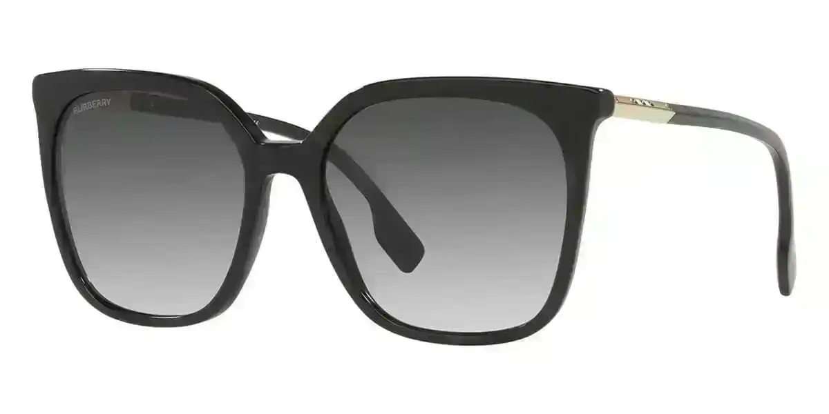 Womens Burberry Sunglasses Emily Be4347 Black/Grey Gradient Sunnies