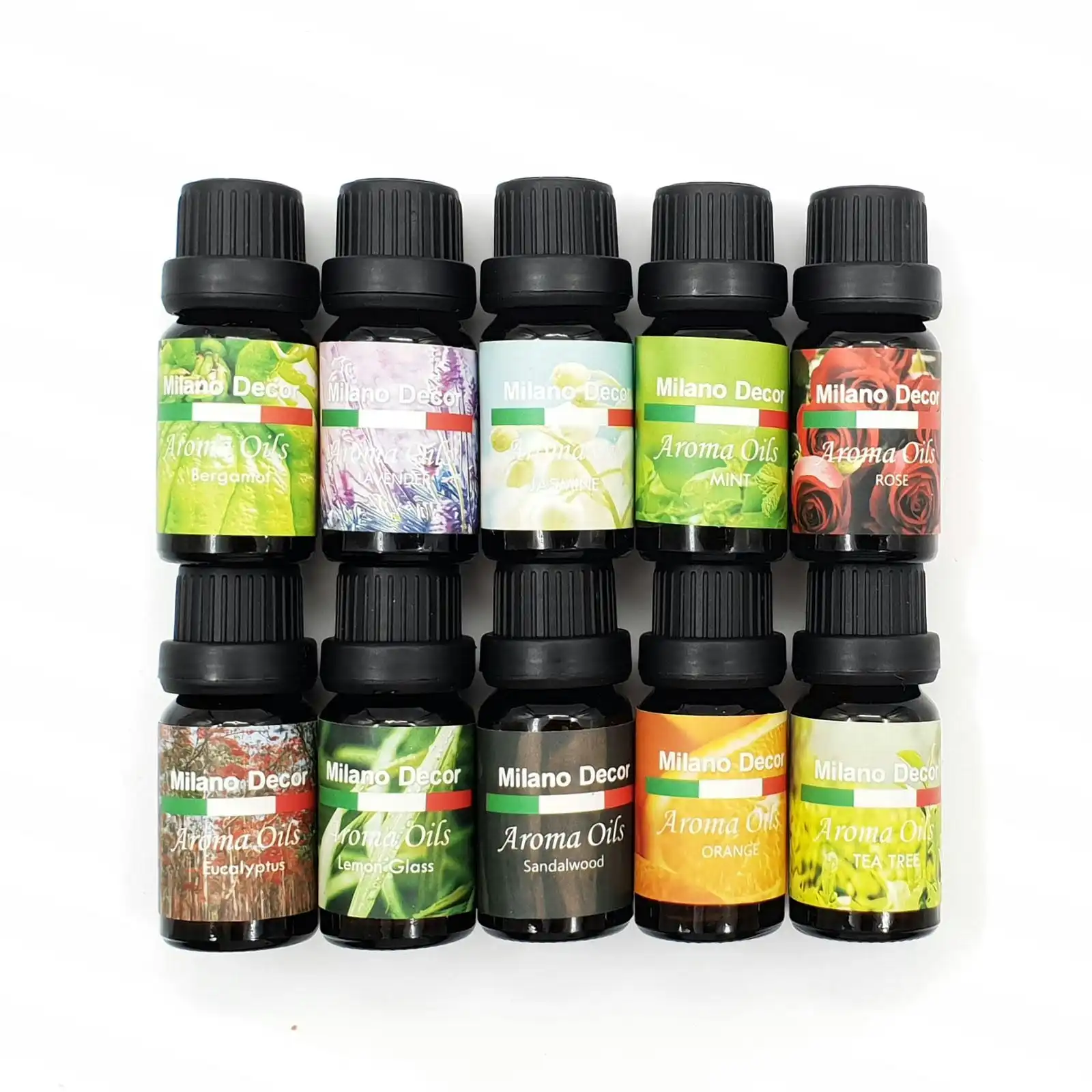 10 Pack Aroma Diffuser Oils Aromatherapy Fragrance 10Ml Gift - One Size