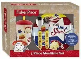 Fisher Price 4 Piece Mealtime Set