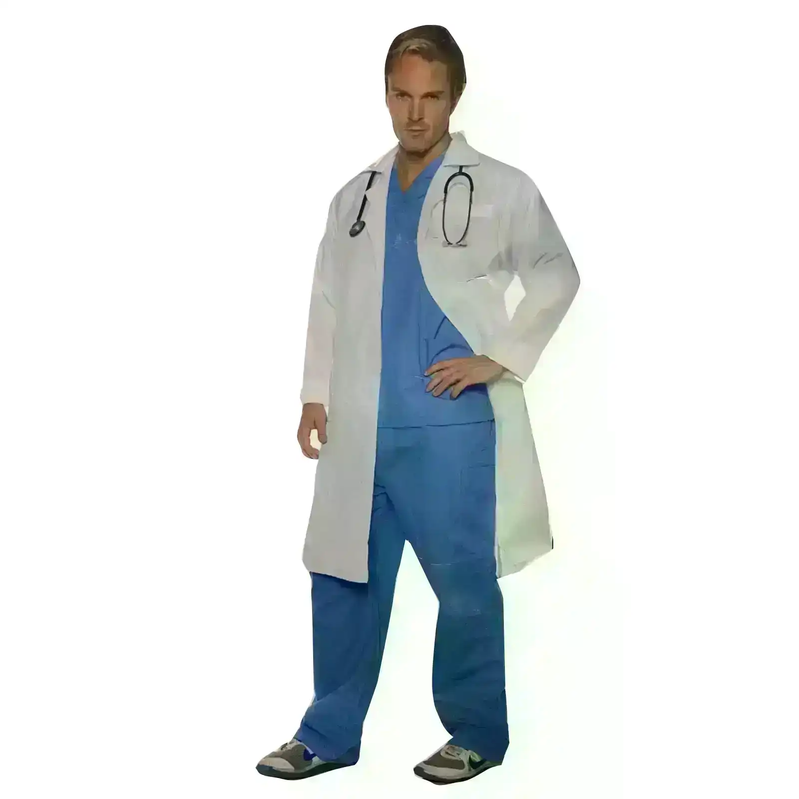 Plus Size Mens Doctor Costume King Big & Tall Party Hospital Fancy Dress