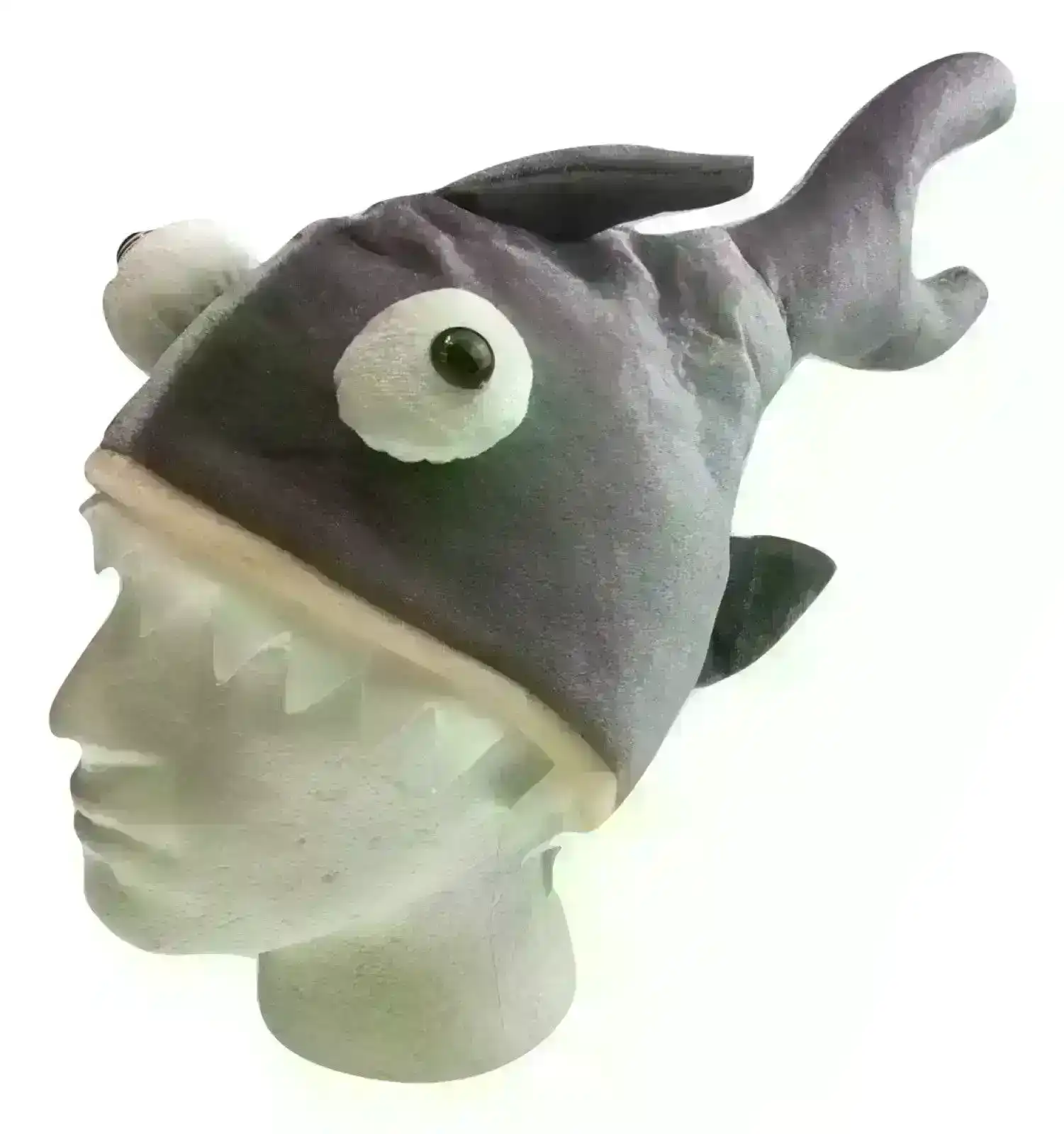 SHARK HAT Costume Accessory Fish Halloween Fancy Dress Up Party  Cap Headgear