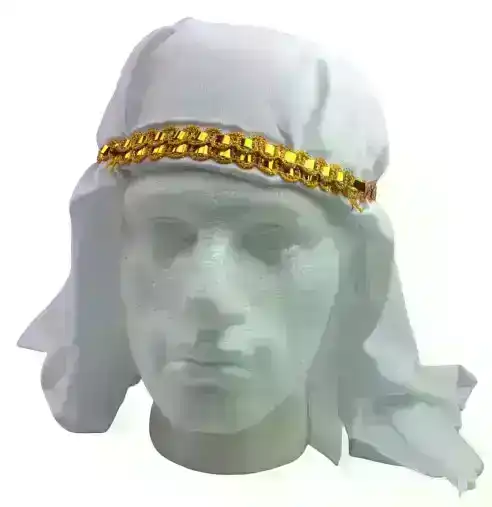 Arabian Keffiyeh Hat Sheik Costume Muslim Fancy Dress Party Accessory Cap