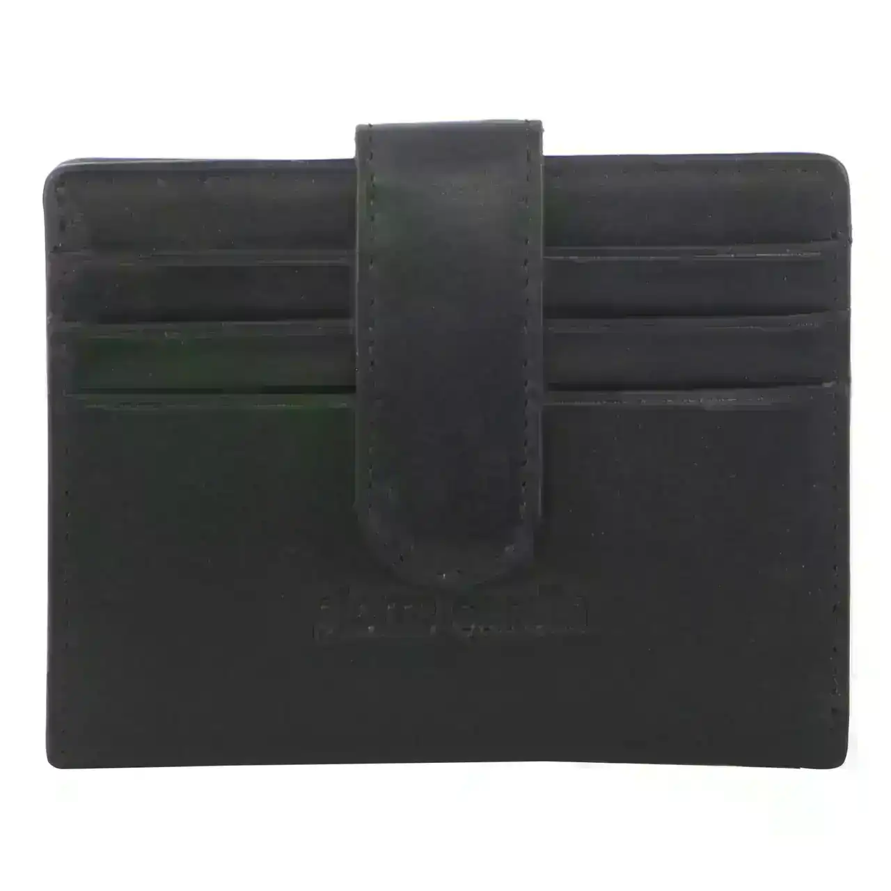 Pierre Cardin Mens Leather Bi-Fold Wallet Credit Card Holder w/ RFID Protection - Black