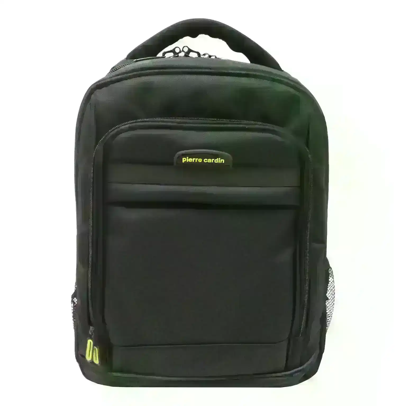 43L Pierre Cardin Business Backpack Bag Travel w Laptop Sleeve RFID Protection - Black