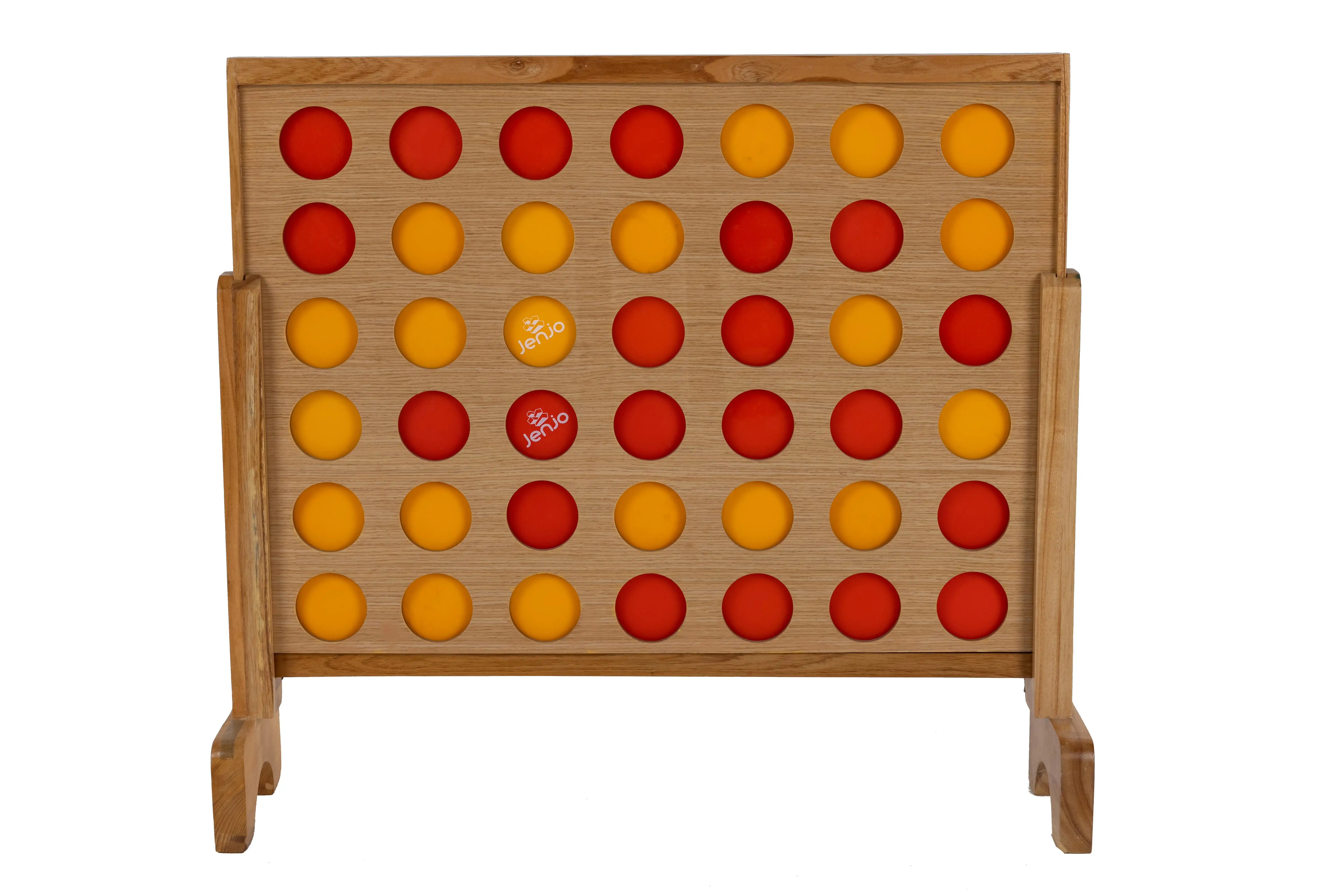 Mega4 Plywood Connect Four In A Row Game Set 69x79cm