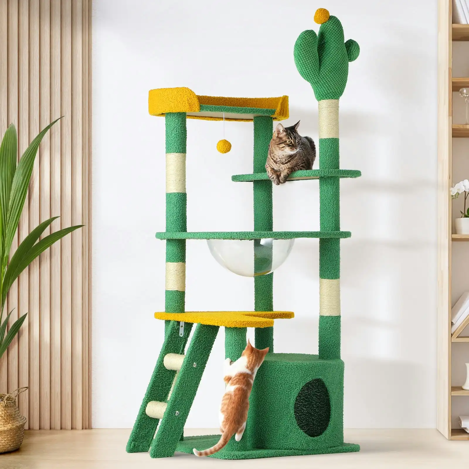 Alopet Cat Tree Tower Scratching Post 144cm Pet Condo House Furniture Scratcher