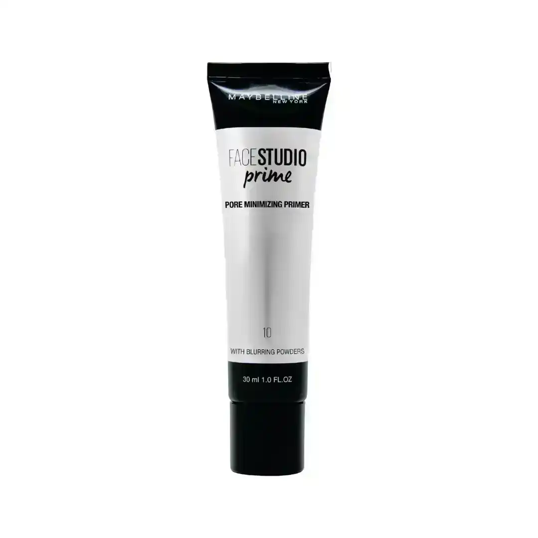 Maybelline Face Studio Prime Pore Minimizing Primer 30mL - 10 with Blurring Powders