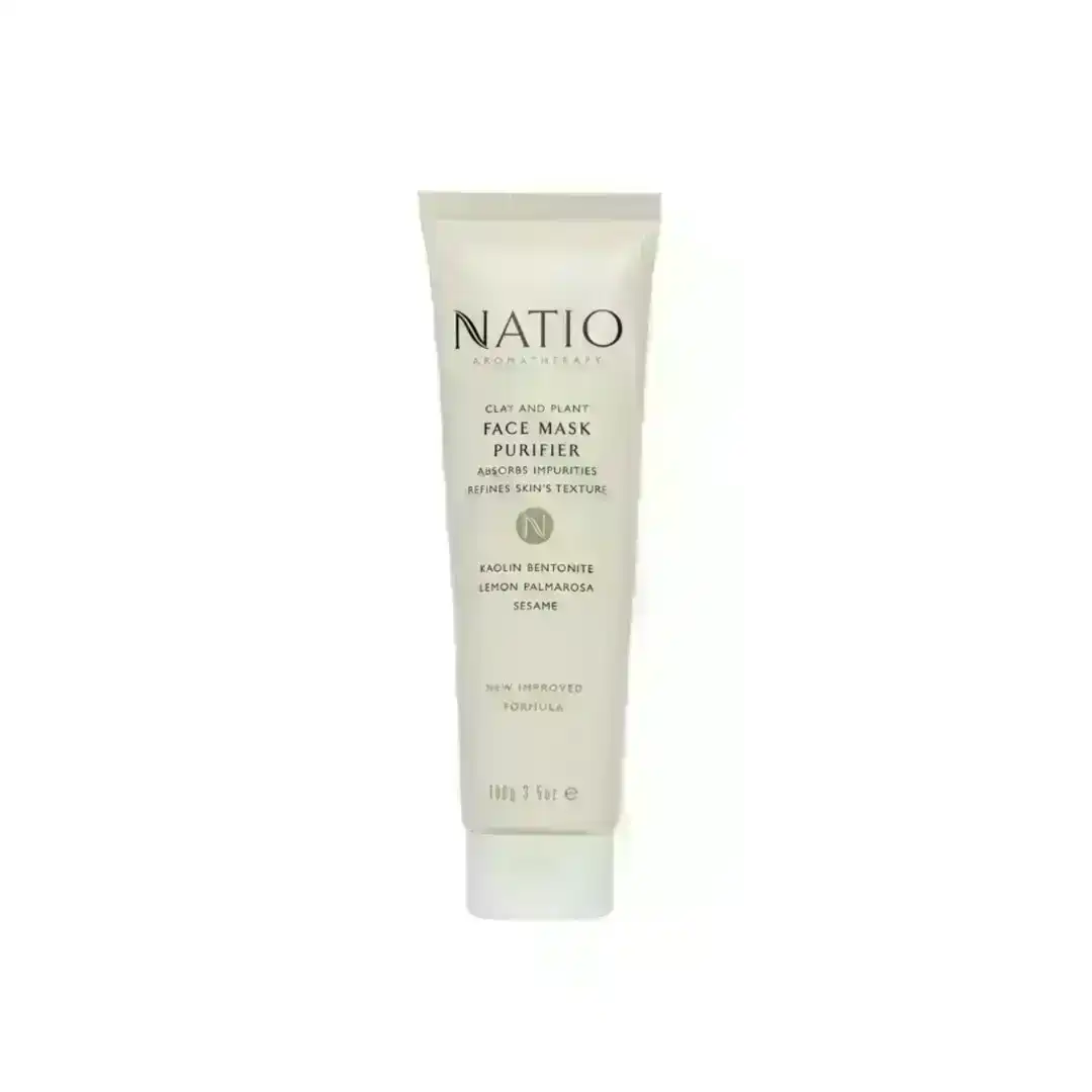 Natio Aromatherapy Clay And Plant Face Mask Purifier 100g