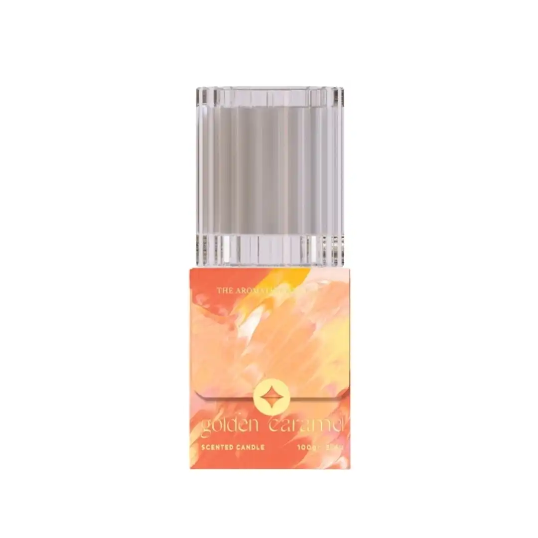 The Aromatherapy Co. Festive Favours Golden Caramel Candle 50mL