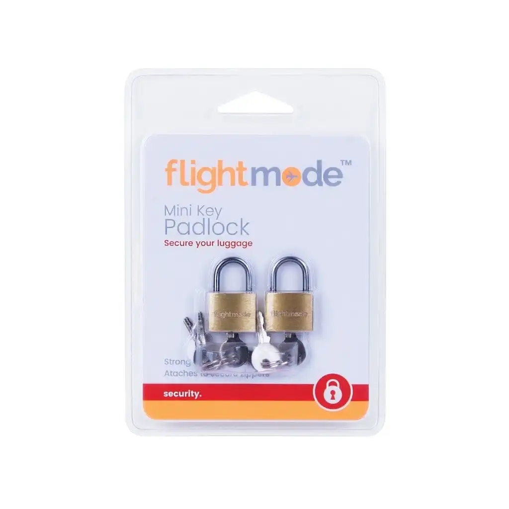 Flightmode Brass Padlock 2 Pack