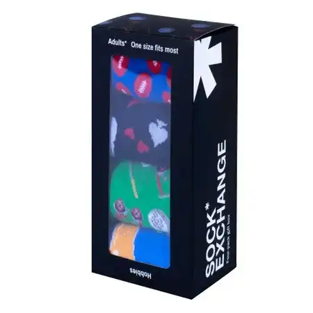Socks Gift Boxed 4 Pairs-Hobbies