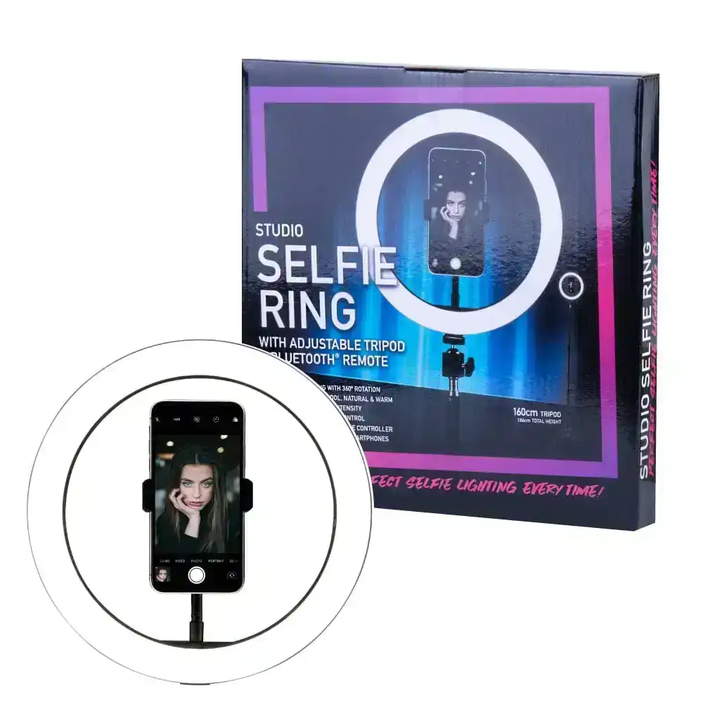 26cm LED Selfie Ring Light with Stand and Phone Holder Circle Lightning