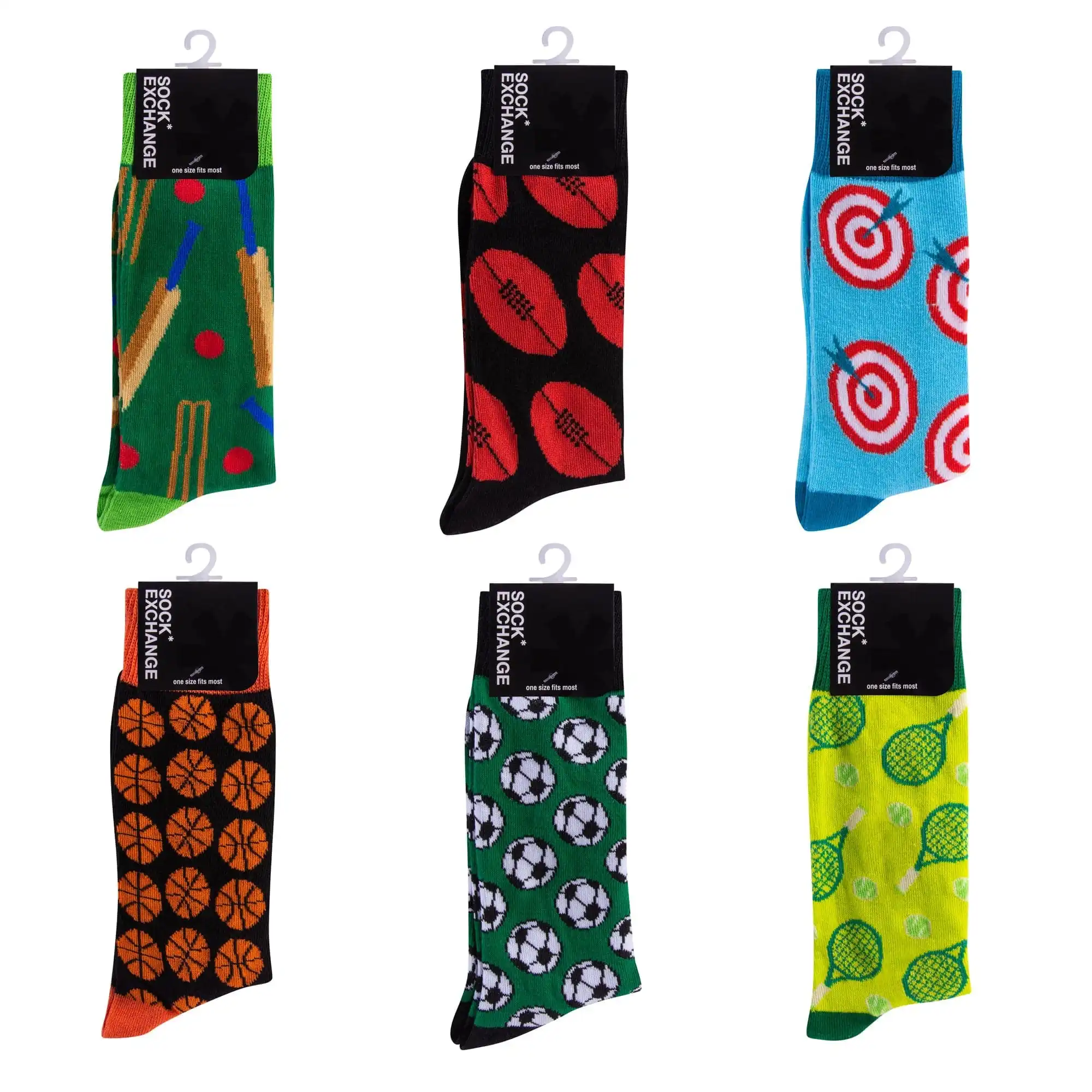 6 Pairs Fashion Novelty Funny Socks one Size 5-13 Men Socks Women Socks #4