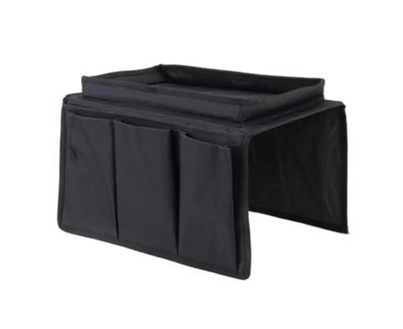 Sofa Armrest Fabric Organiser Side Pouch Storage Bag Damp Proof Double Sided