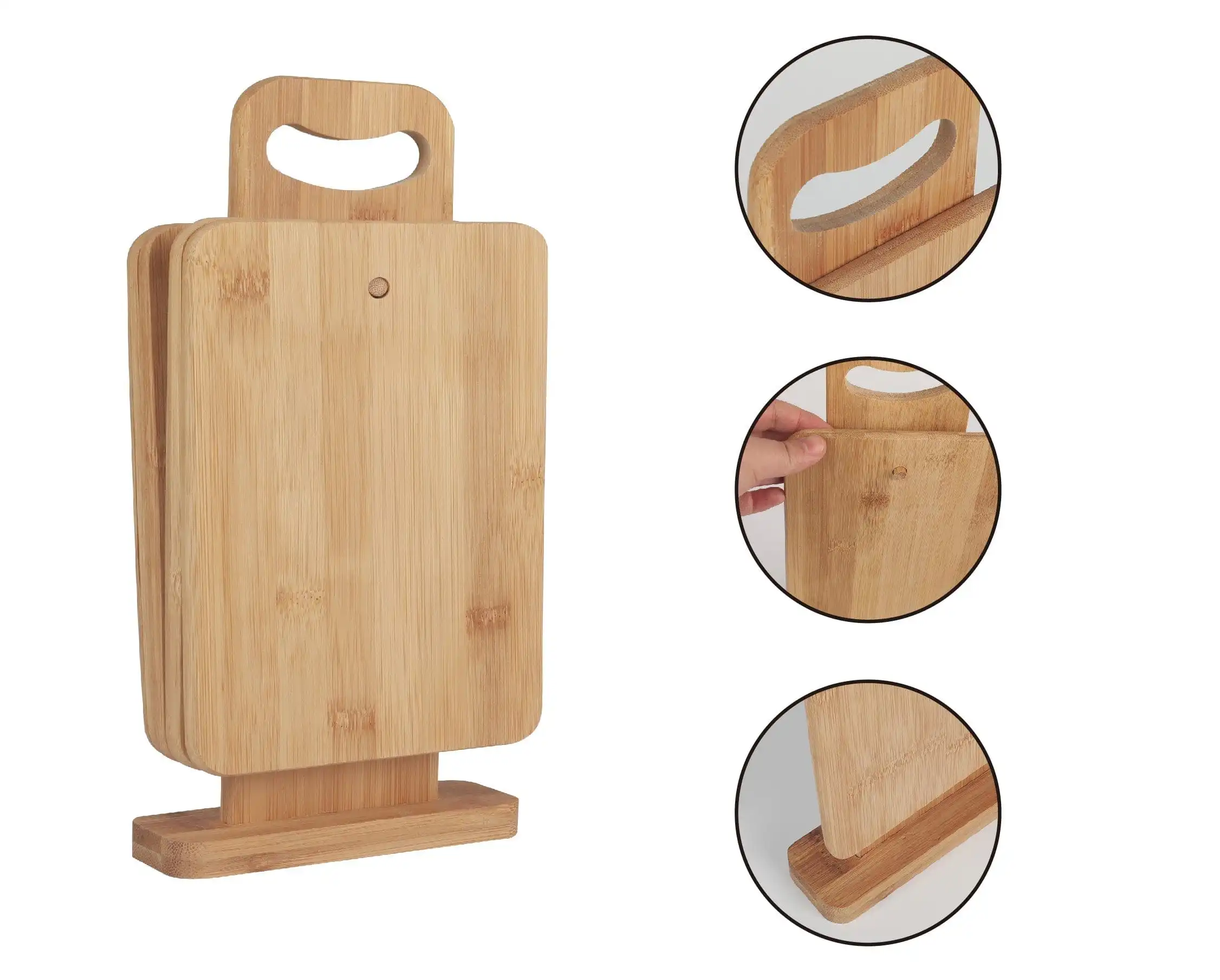 4 Piece Chopping Block Set With Display