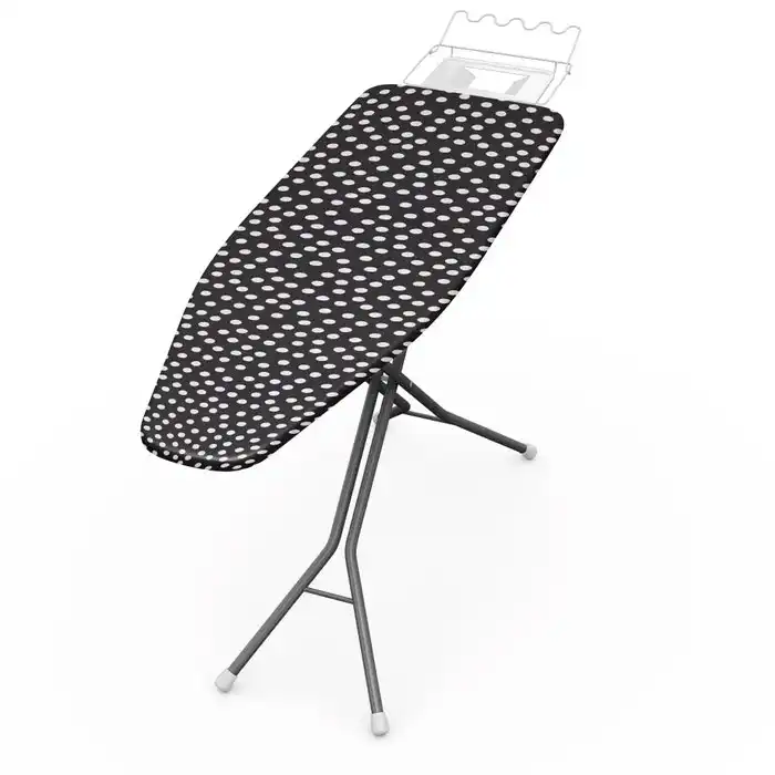 Ironing Board Cover Heat Resistant - Black Polkadot
