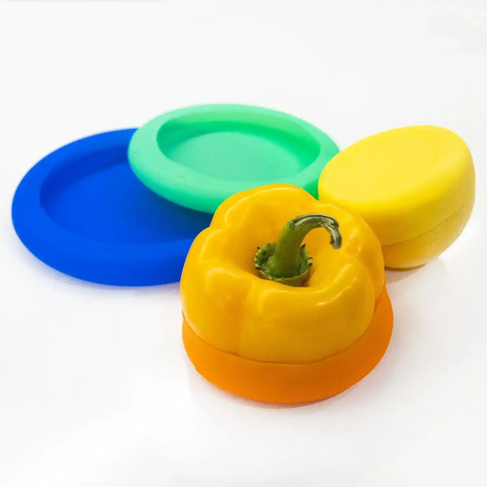 Set of 4 Silicone Vegetable Covers