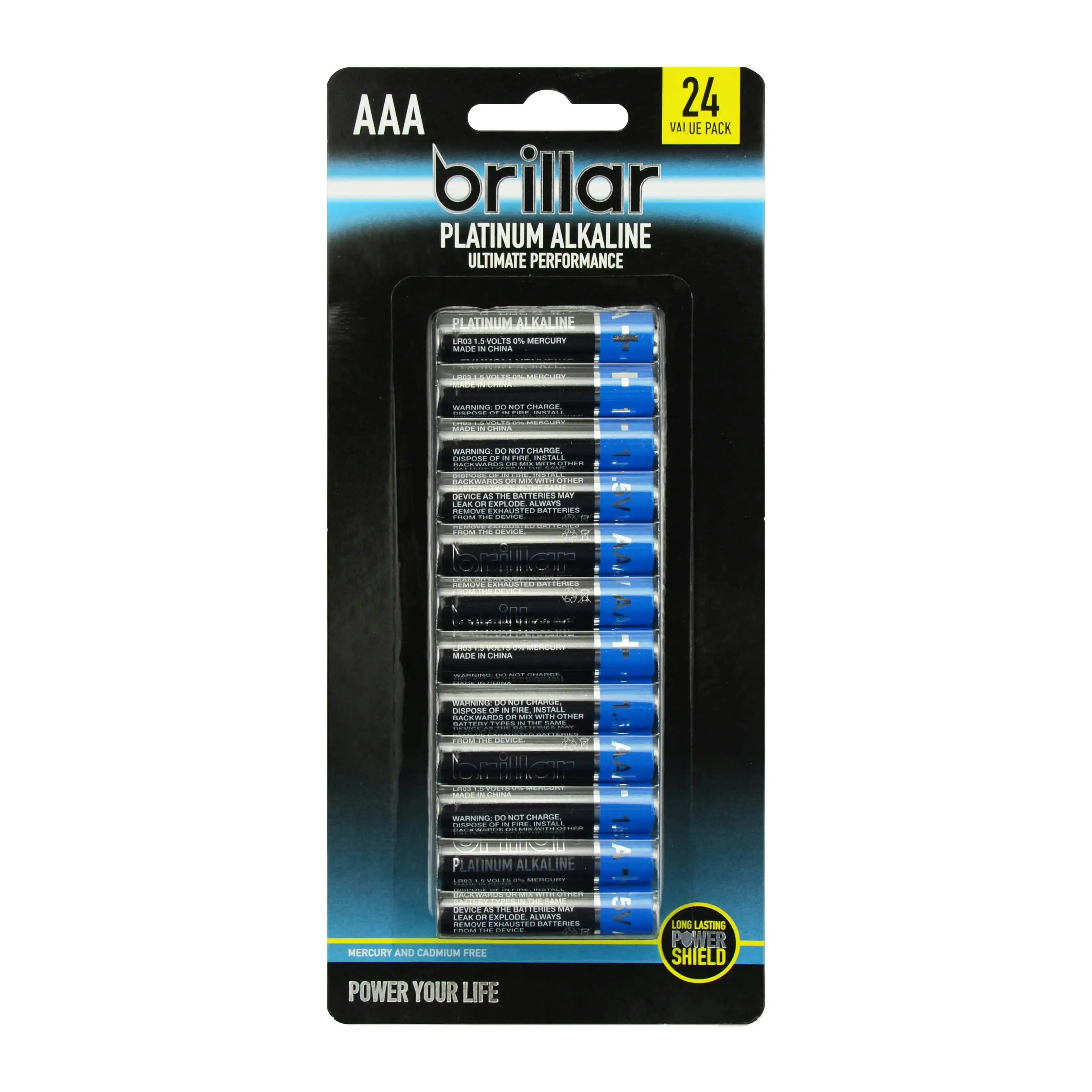 24 Pack of AAA Platinum Alkaline Batteries
