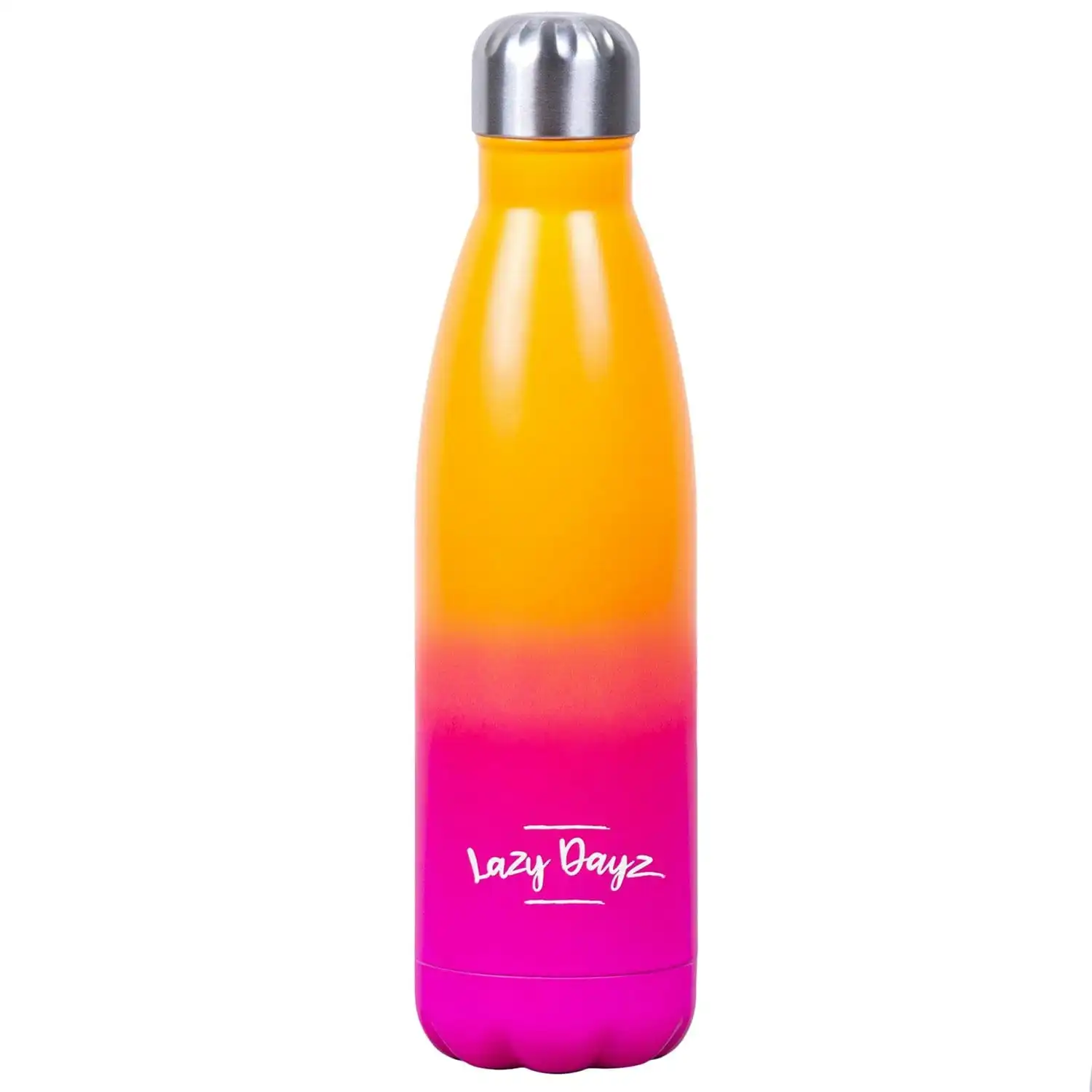 Lazy Dayz Daily Drink Bottle 500ml - Orange Pink Ombre