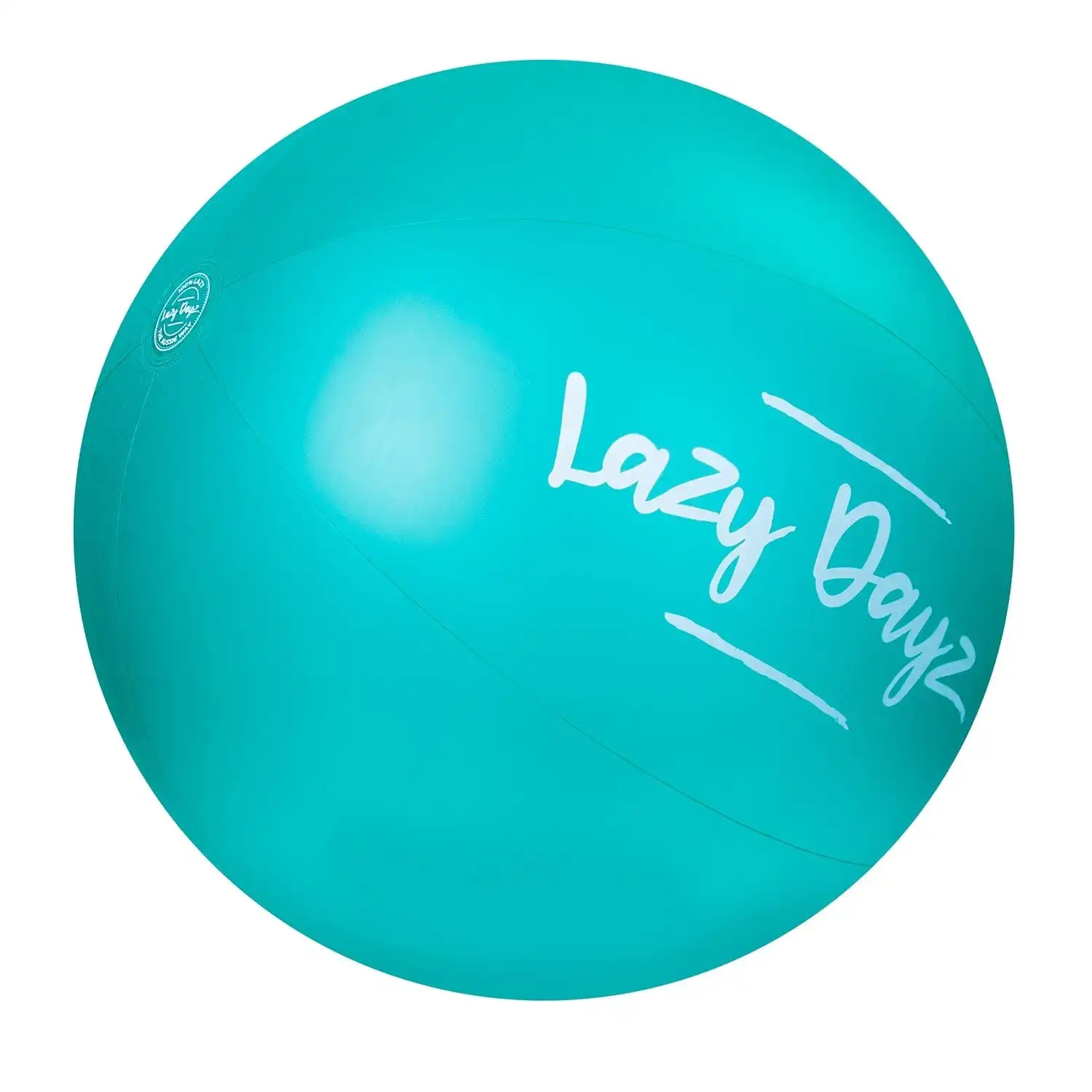 90cm Lazy Dayz Inflatable Jumbo Beach Ball - Teal