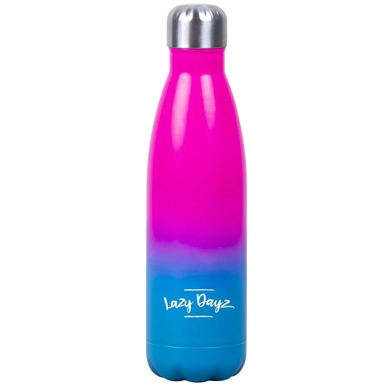 Lazy Dayz Daily Drink Bottle 500ml - Pink Blue Ombre