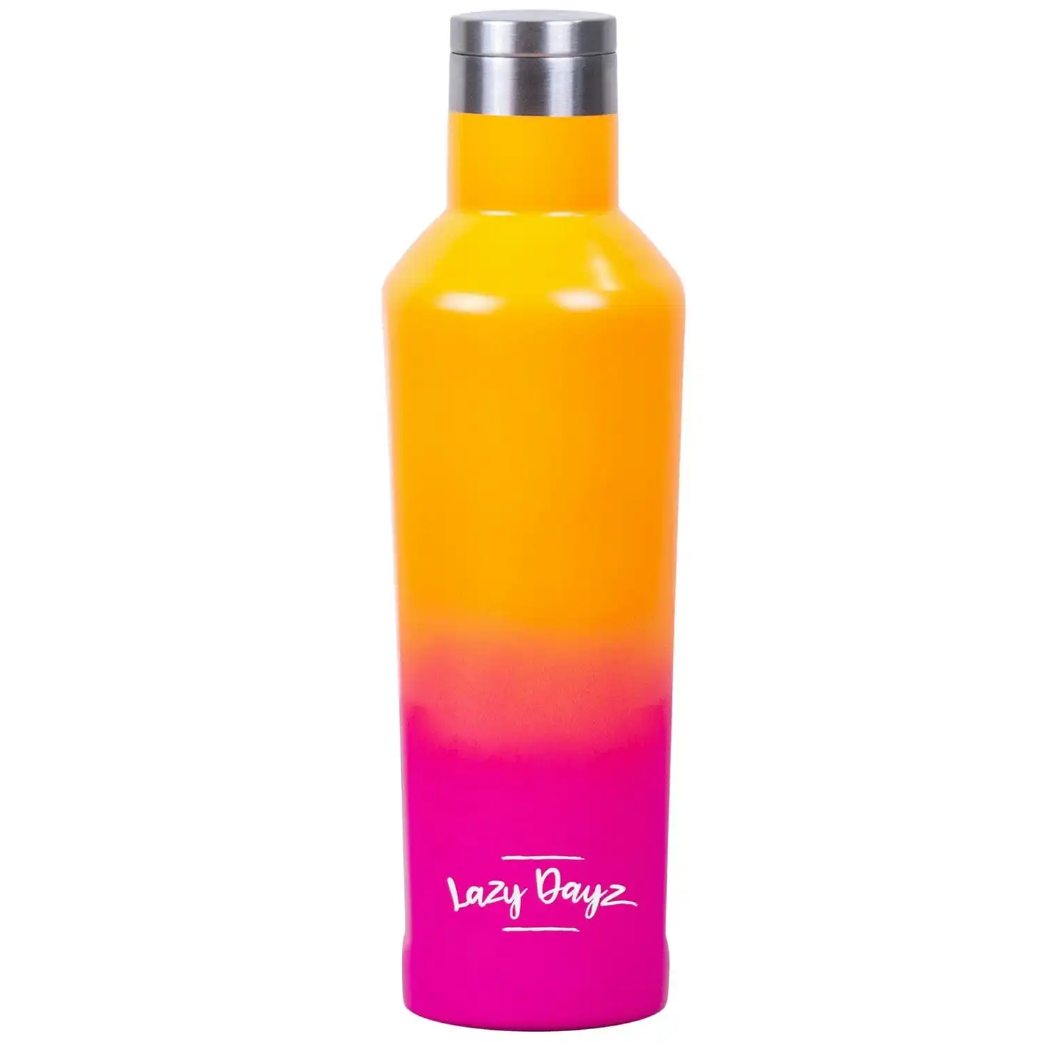 Lazy Dayz Spartan Drink Bottle 480ml - Orange Pink Ombre