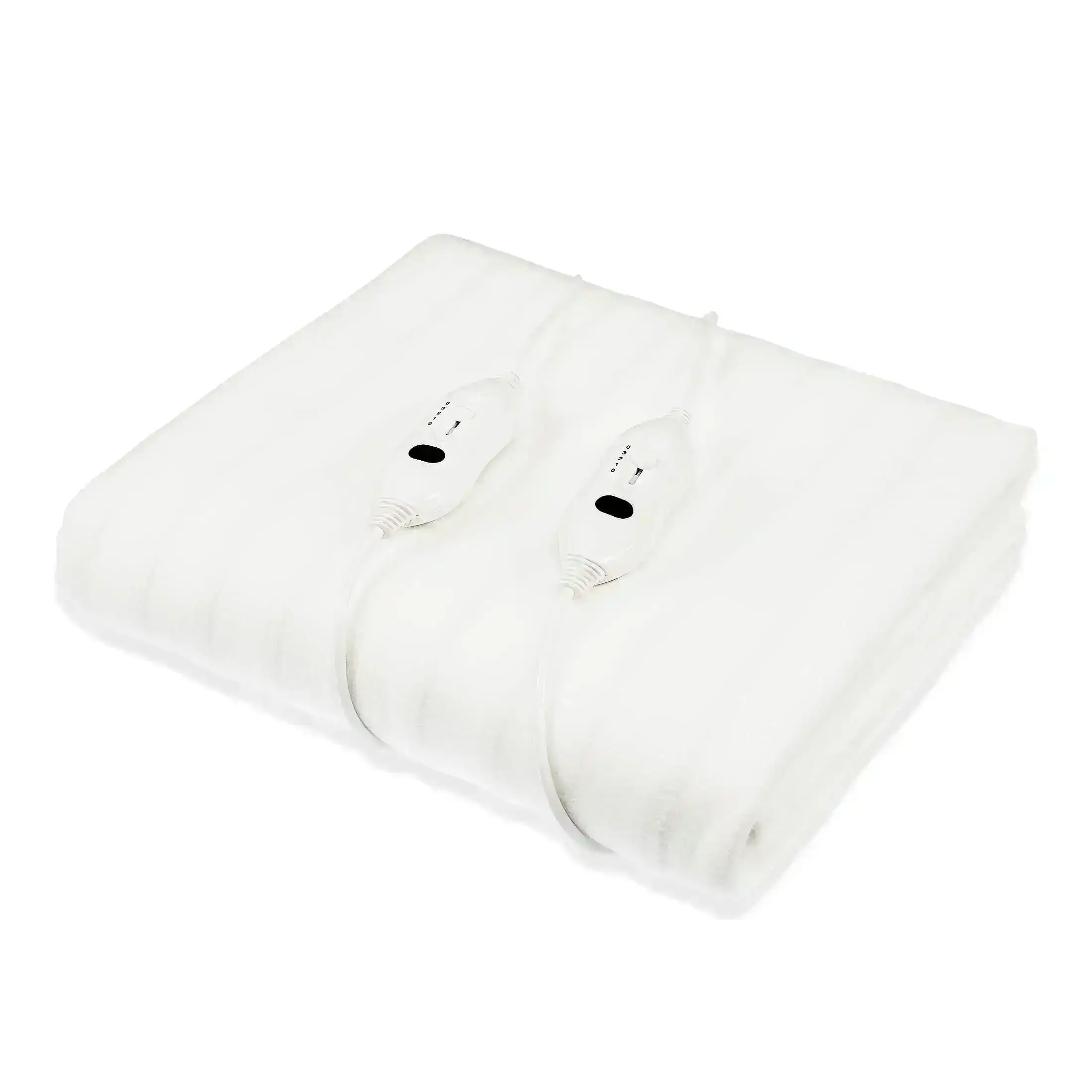 Laura Hill Heated Electric Blanket Queen Fitted Polyester - White