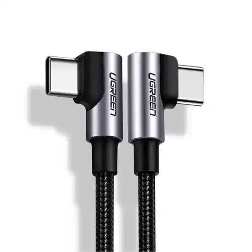 90 Degree Angle Usb-C To 5A Data Cable 1M(Black) 70696 - One Size