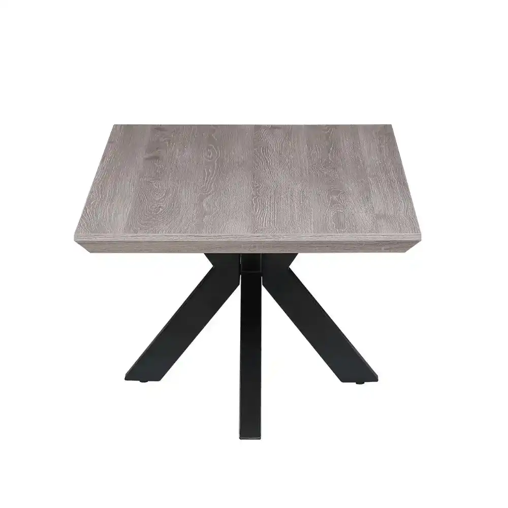 Lexy Rectangular Wooden Coffee Table 120cm - Grey Oak