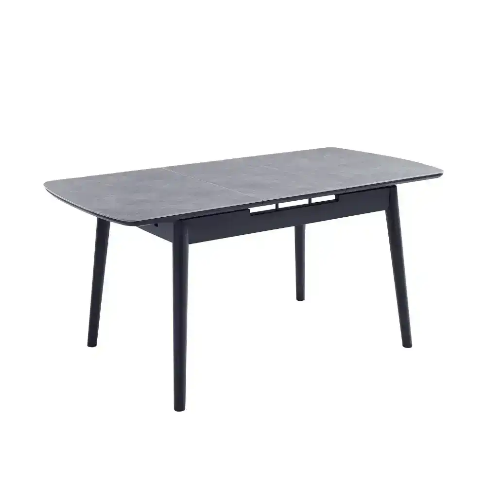 Janice Extension Rectangular Dining Table 120-140cm - Greystone Ceramic