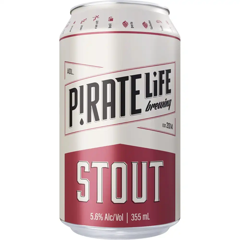 Pirate Life Stout 16 x 355mL Cans