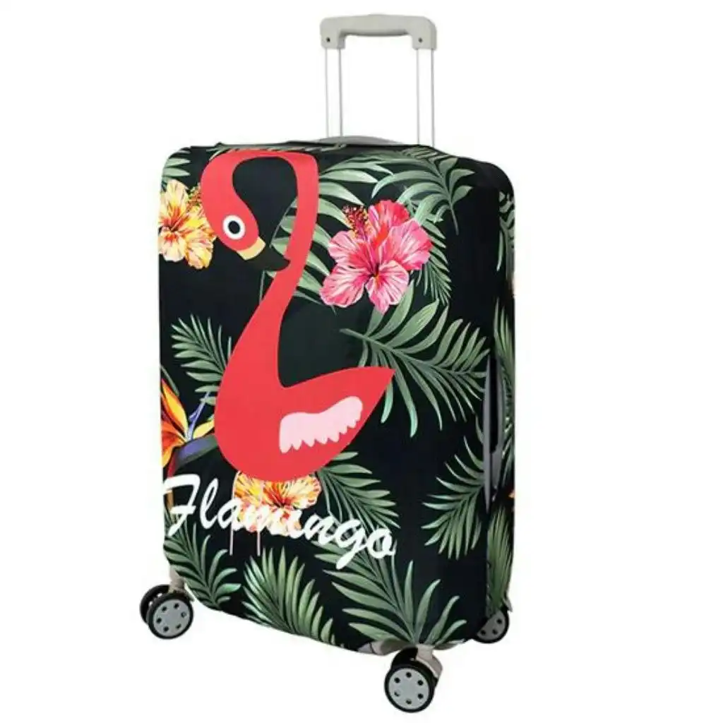 Luggage Cover - Fits Large Spinners 70cm to 80cm - Flamingo