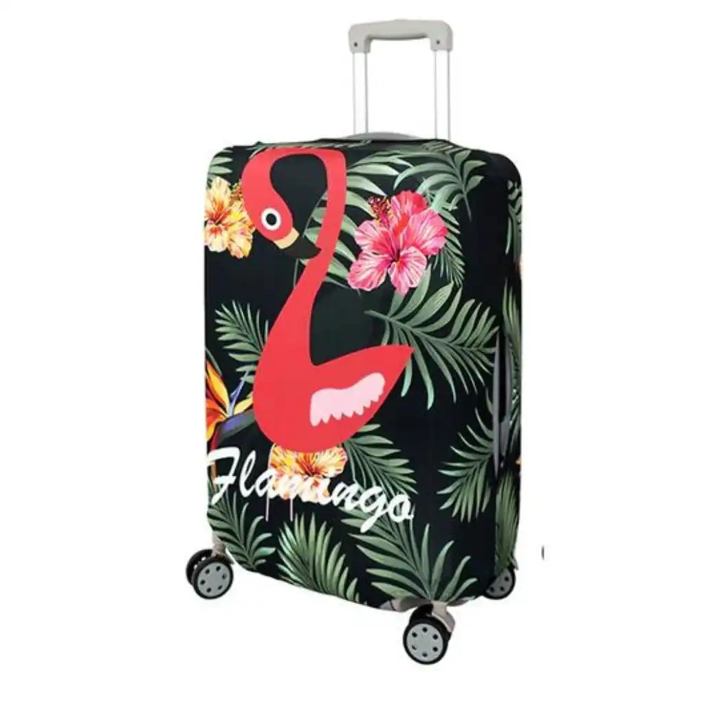 Luggage Cover - Fits Medium Spinners 60cm to 70cm - Flamingo