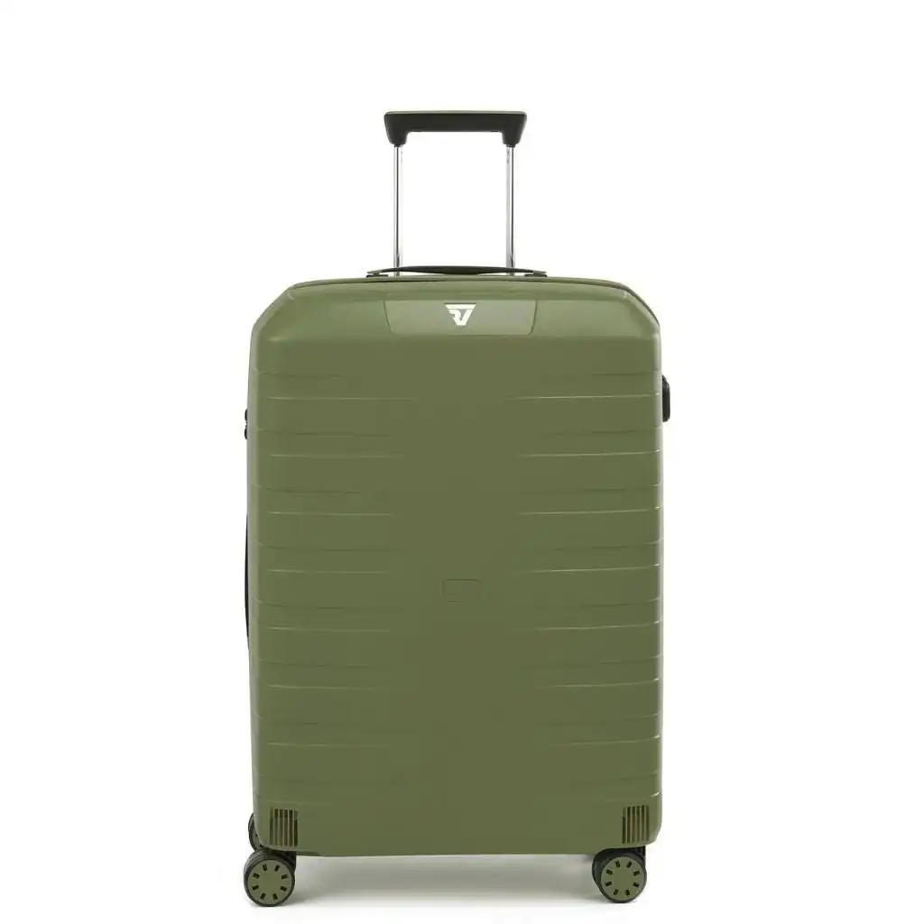 Roncato Box Young Medium 69cm Hardsided Spinner Suitcase Green