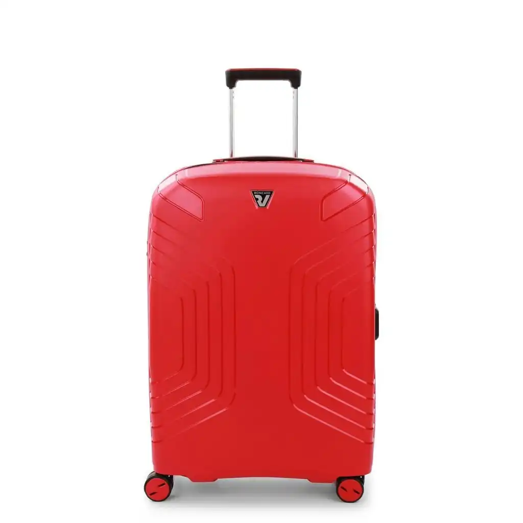 Roncato Ypsilon Medium 69cm Hardsided Exp Spinner Suitcase Red