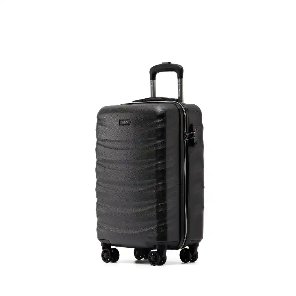 Tosca Interstellar Carry On 55cm Hardsided Suitcase - Black
