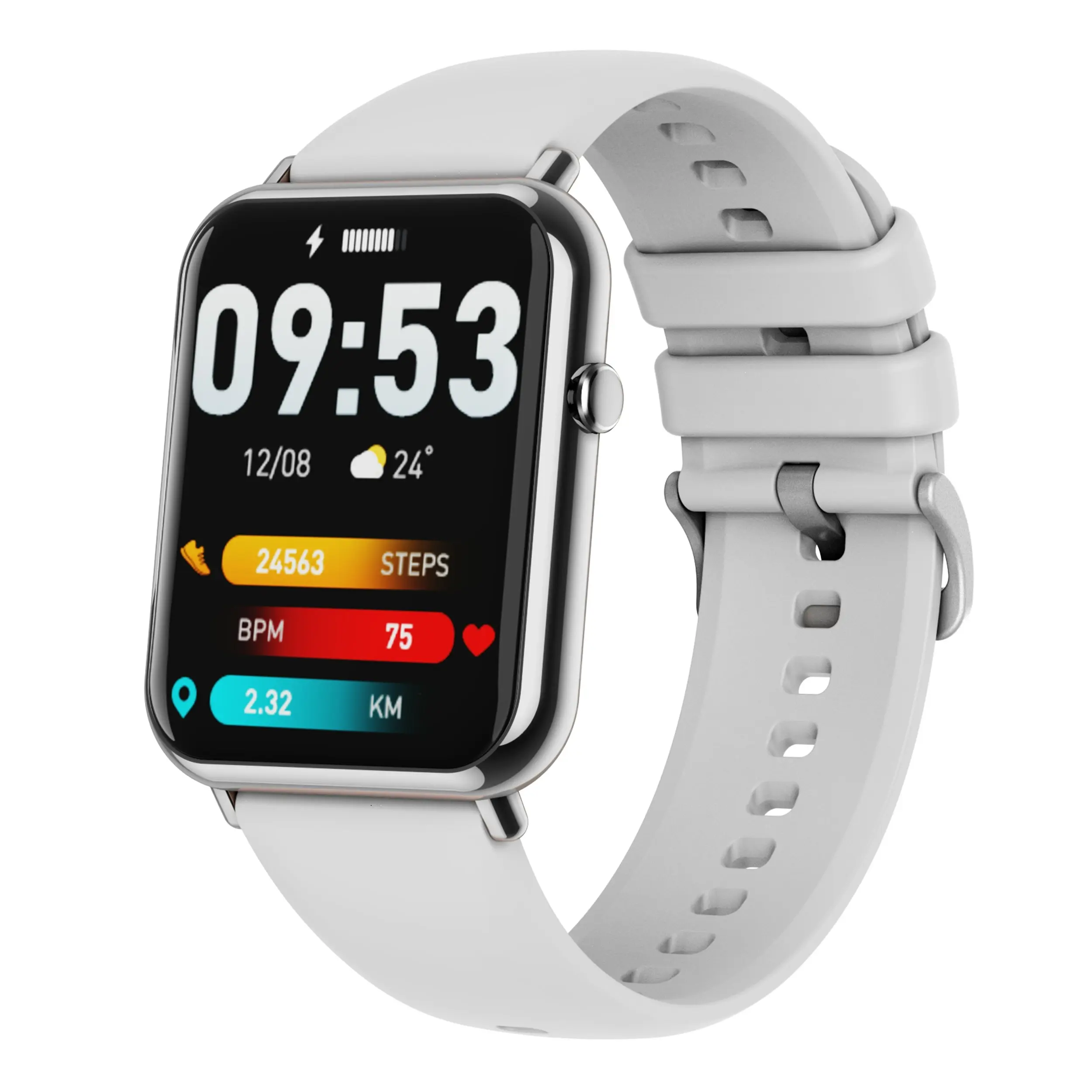 Bluetooth Smart Watch Touch Screen Call Heart Rate