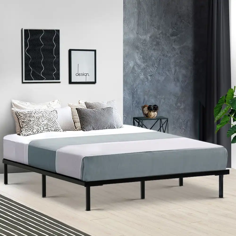 Artiss Bed Frame Metal Bed Base TED - Queen