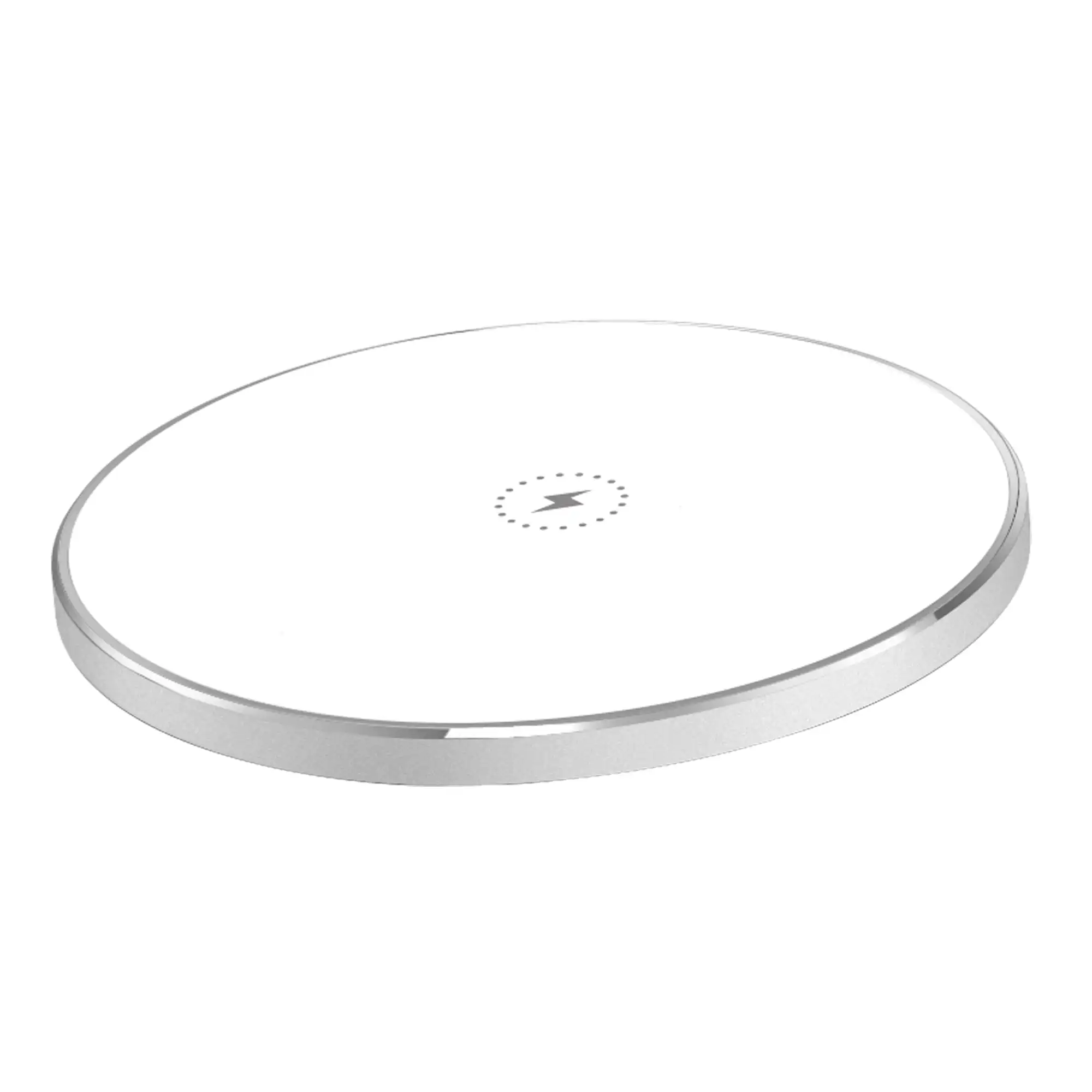 Todo Fast Charging 15W Wireless Phone Charger Pad Charge - White