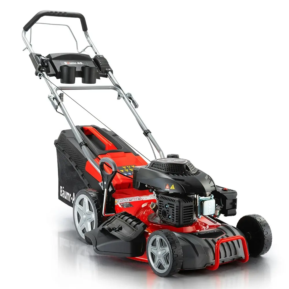 Baumr-AG 220cc Lawn Mower 4-Stroke 18 Inch Petrol Lawnmower 4-in-1