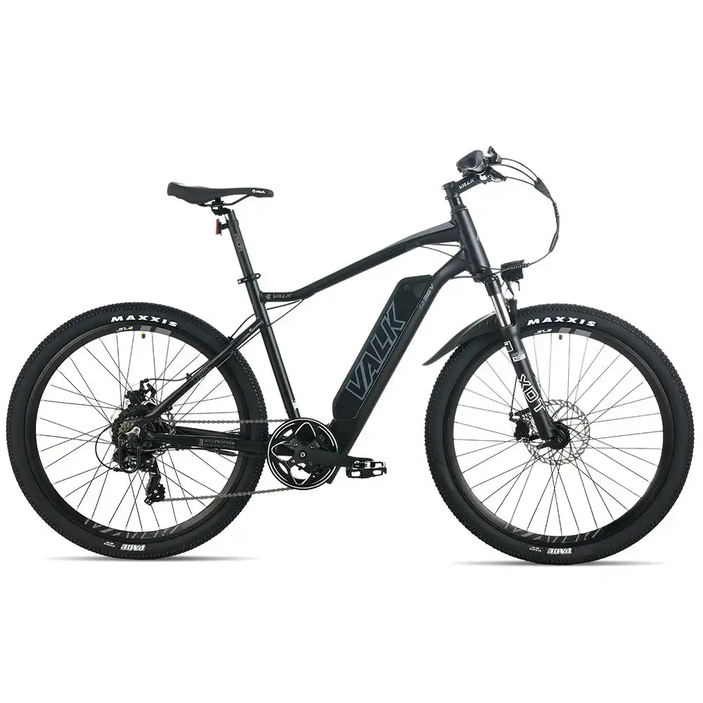 2023 Valk MX7 Electric Bike Medium frame Mountain ebike, Black